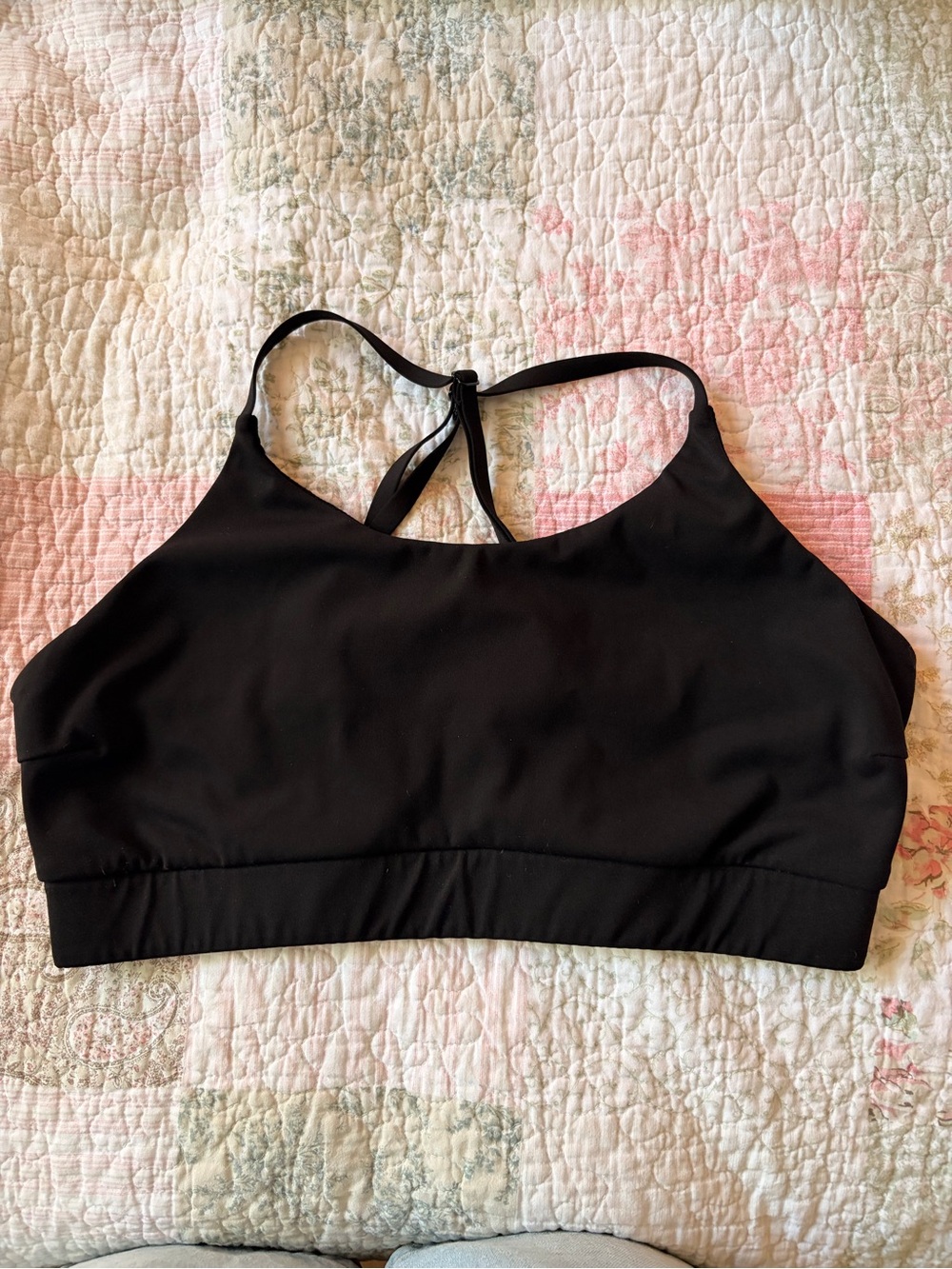 Everyday Strappy Black Sports Bralette - Brand Unknown